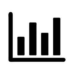 Poster - Bar chart graph diagram data analysis infographic report statistics business presentation vector design