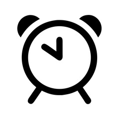 Poster - Alarm clock time reminder wake up call morning bell schedule deadline appointment alarm icon symbol