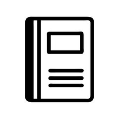 Poster - Book icon vector illustration for education, reading, journal, diary, and novel design needs