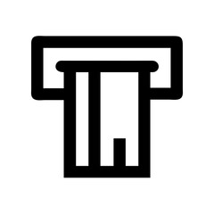 Poster - Atm machine cash withdrawal financial transaction banking service money payment withdraw finance icon