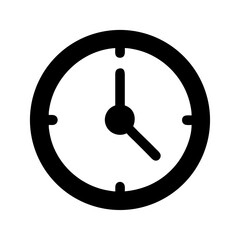 Poster - Clock time icon watch hour minute second alarm timer deadline schedule appointment reminder business