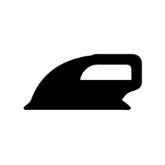 Poster - Ironing appliance flatiron laundry tool clothes press garment care domestic equipment silhouette