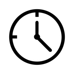 Poster - Clock time watch hour minute second alarm deadline schedule timer icon vector illustration design graphic