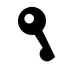 Poster - Find unlock access security key illustration vector graphic symbol icon design element template