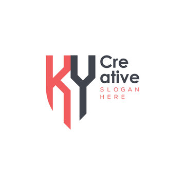 initial monogram letter logo with creative design.