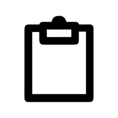 Poster - Clipboard document list task management checklist icon vector illustration design graphic element