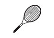© Bismillah - Tennis racket silhouette vector
