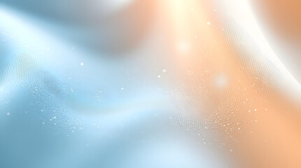 Fototapete - Mesmerizing Cold Blue and Orange Abstract Background