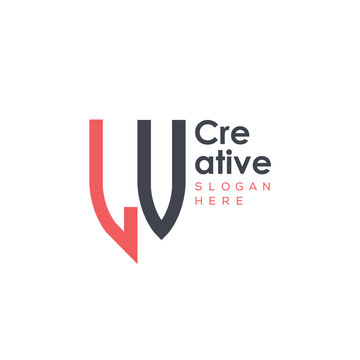 initial monogram letter logo with creative design.