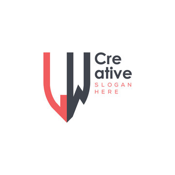 initial monogram letter logo with creative design.