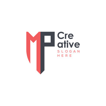 initial monogram letter logo with creative design.