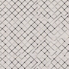Poster - Grid Pattern of Intersecting Lines with Circular Nodes Abstract Aesthetic Decorative Graphic Texture.