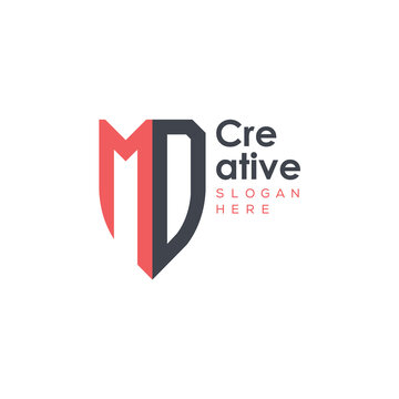 initial monogram letter logo with creative design.