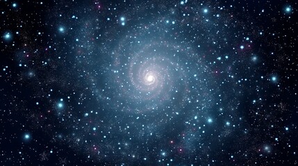 Poster - heavenly swirl of stardust and celestial light in the deep cosmos realm of space exploration