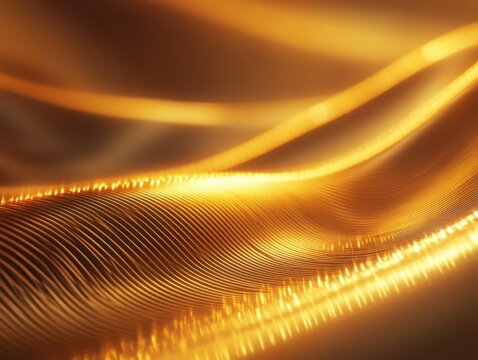 Chromatic wave effect with a twisting light ripple element