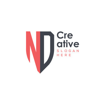 initial monogram letter logo with creative design.