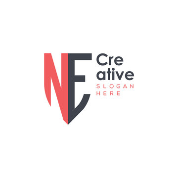 initial monogram letter logo with creative design.