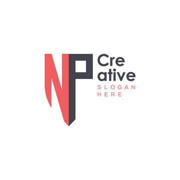 initial monogram letter logo with creative design.