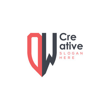 initial monogram letter logo with creative design.