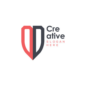 initial monogram letter logo with creative design.