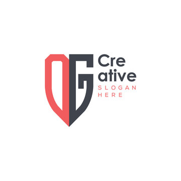initial monogram letter logo with creative design.
