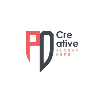 initial monogram letter logo with creative design.