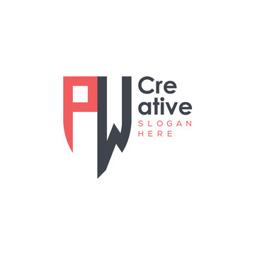 initial monogram letter logo with creative design.