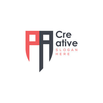 initial monogram letter logo with creative design.