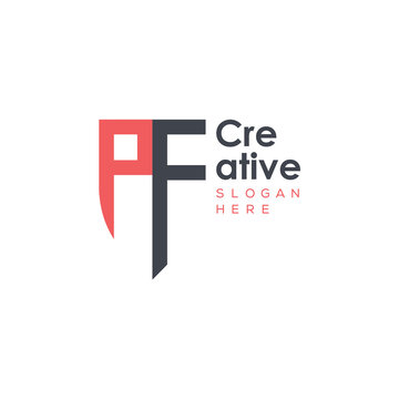 initial monogram letter logo with creative design.