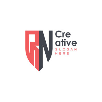 initial monogram letter logo with creative design.