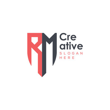 initial monogram letter logo with creative design.