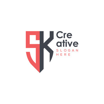 initial monogram letter logo with creative design.