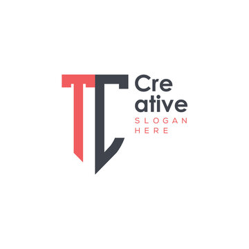 initial monogram letter logo with creative design.