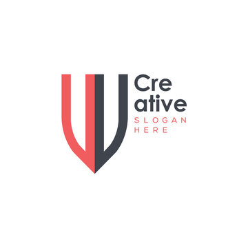 initial monogram letter logo with creative design.