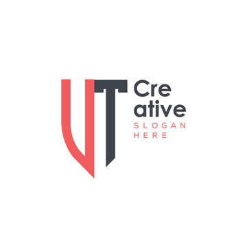 initial monogram letter logo with creative design.