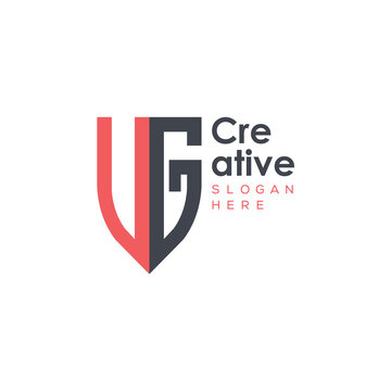initial monogram letter logo with creative design.