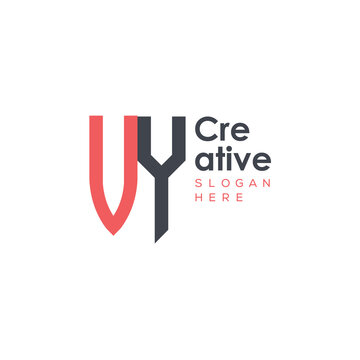 initial monogram letter logo with creative design.