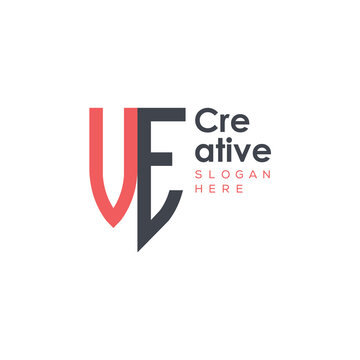 initial monogram letter logo with creative design.