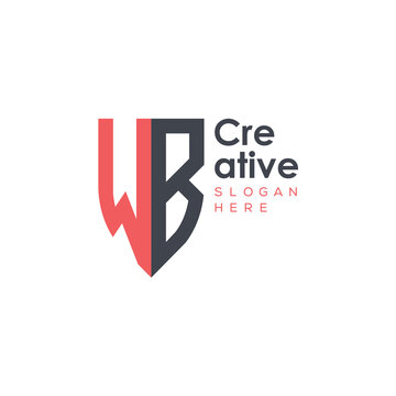 initial monogram letter logo with creative design.