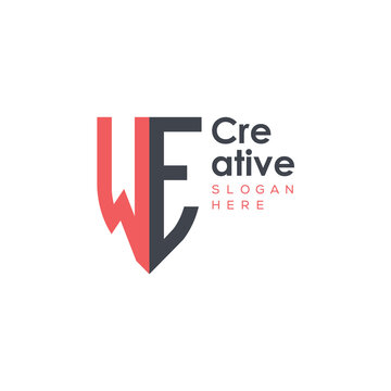 initial monogram letter logo with creative design.