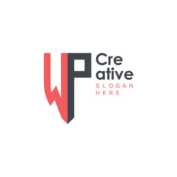 initial monogram letter logo with creative design.