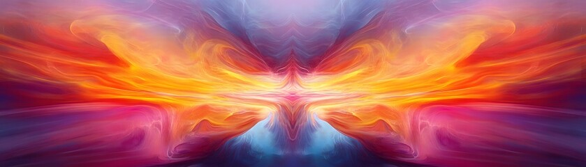 Poster - Vibrant abstract artwork with dynamic colors and shapes that inspire creativity.