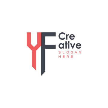 initial monogram letter logo with creative design.