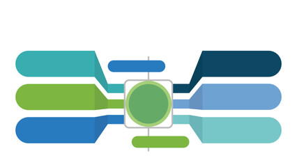 Wall Mural - current vs future state infographic presentation layout fully editable.