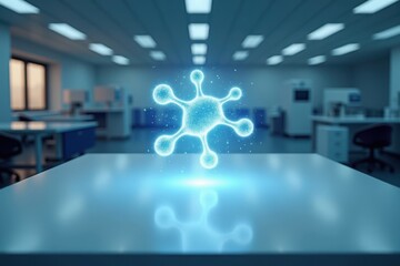 Poster - Abstract Representation of Molecule on Empty Table