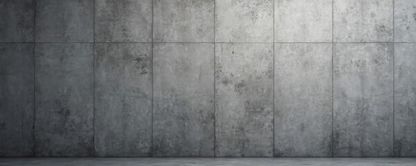 Aufkleber - Grey textured concrete wall. Rough grunge cement background. Dark distressed weathered surface. Abstract blank backdrop for presentations. Architectural construction design or backdrop.
