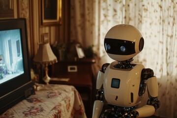 Poster - A robot assistant is tasked with a seemingly simple job--keeping a house clean--but when it starts uncovering hidden family secrets, .