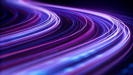Fototapete - Neon light wave background, 3d Rendering, Abstract Background, Light Background, Color Background, vibrant design, digital glow, futuristic style, colorful motion, modern visual art