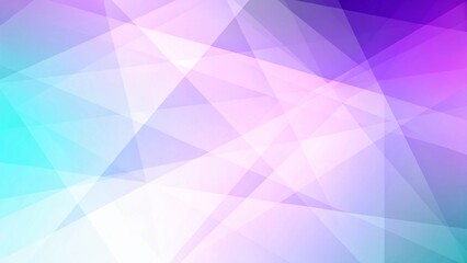 Aufkleber - Abstract background of straight intersecting lines and polygons in light blue and purple colors, futuristic digital network design with modern geometric shapes and soft gradient effects