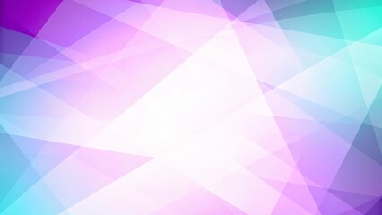 Aufkleber - Abstract background of straight intersecting lines and polygons in light blue and purple colors, futuristic digital network design with modern geometric shapes and soft gradient effects